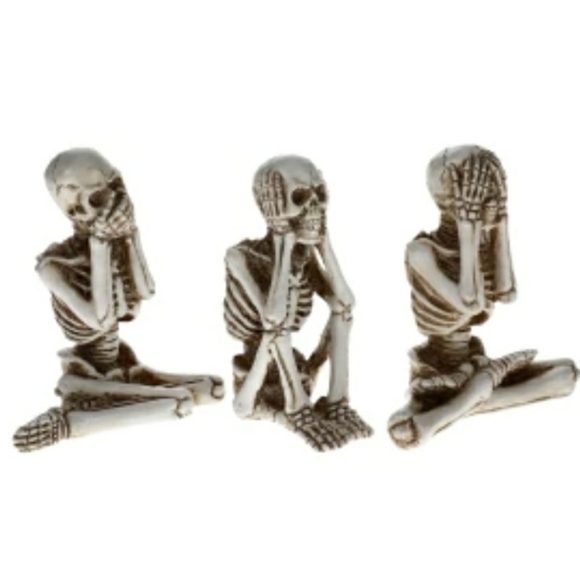 Skeleton figurines set of 3 - Picture 9 of 9